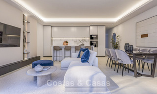 Apartamentos contemporáneos de obra nueva en venta junto al campo de golf en Mijas, Costa del Sol 791147 