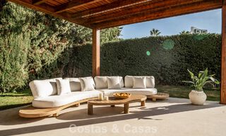 Villa moderno-mediterránea con vistas al mar en venta en una zona preferente de Nueva Andalucía, Marbella 789638 