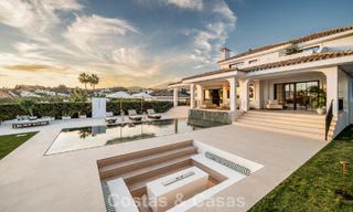 Villa moderno-mediterránea con vistas al mar en venta en una zona preferente de Nueva Andalucía, Marbella 789651 