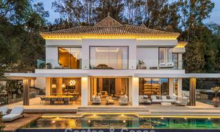 Impresionante villa de lujo con vistas al golf y al mar en venta en La Quinta, Benahavís - Marbella 790178 
