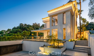 Impresionante villa de lujo con vistas al golf y al mar en venta en La Quinta, Benahavís - Marbella 790180 