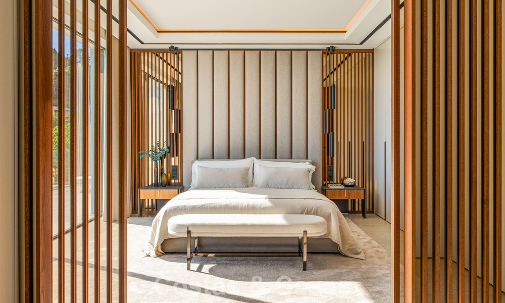 Impresionante villa de lujo con vistas al golf y al mar en venta en La Quinta, Benahavís - Marbella 790204