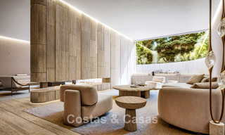 Nueva villa de diseño de alta gama en venta con vistas al mar en una urbanización cerrada en Sotogrande, Costa del Sol 790665 