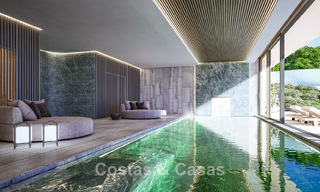 Nueva villa de diseño de alta gama en venta con vistas al mar en una urbanización cerrada en Sotogrande, Costa del Sol 790669 