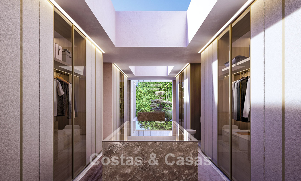 Nueva villa de diseño de alta gama en venta con vistas al mar en una urbanización cerrada en Sotogrande, Costa del Sol 790672