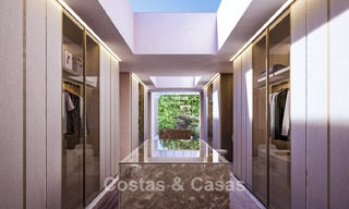 Nueva villa de diseño de alta gama en venta con vistas al mar en una urbanización cerrada en Sotogrande, Costa del Sol 790672 