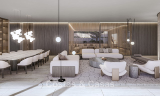 Nueva villa de diseño de alta gama en venta con vistas al mar en una urbanización cerrada en Sotogrande, Costa del Sol 790681 