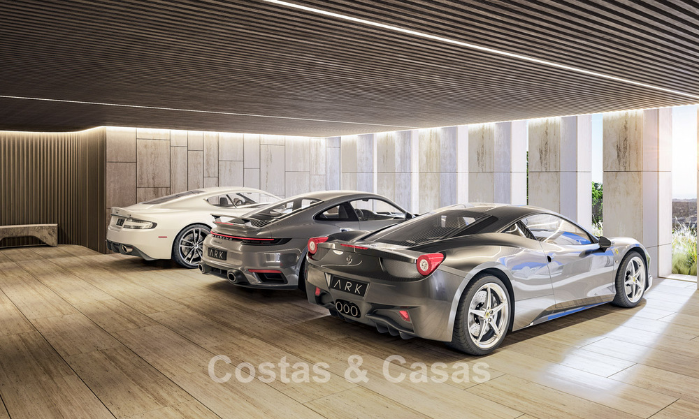 Nueva villa de diseño de alta gama en venta con vistas al mar en una urbanización cerrada en Sotogrande, Costa del Sol 790684