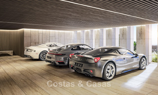 Nueva villa de diseño de alta gama en venta con vistas al mar en una urbanización cerrada en Sotogrande, Costa del Sol 790684 