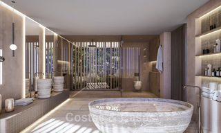Nueva villa de diseño de alta gama en venta con vistas al mar en una urbanización cerrada en Sotogrande, Costa del Sol 790688 
