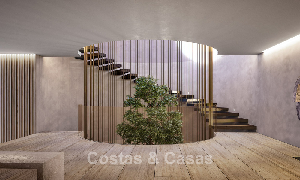 Nueva villa de diseño de alta gama en venta con vistas al mar en una urbanización cerrada en Sotogrande, Costa del Sol 790690