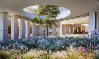 Nueva villa de diseño de alta gama en venta con vistas al mar en una urbanización cerrada en Sotogrande, Costa del Sol 790692 