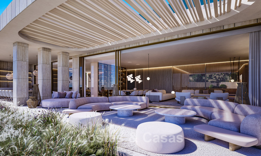 Nueva villa de diseño de alta gama en venta con vistas al mar en una urbanización cerrada en Sotogrande, Costa del Sol 790693