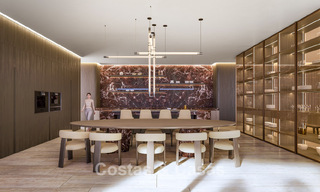 Nueva villa de diseño de alta gama en venta con vistas al mar en una urbanización cerrada en Sotogrande, Costa del Sol 790695 