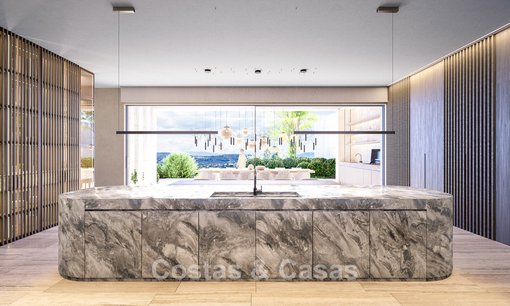 Villa de primera clase en venta con vistas al mar en un entorno cerrado y vigilado en Sotogrande, Costa del Sol 790712