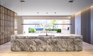 Villa de primera clase en venta con vistas al mar en un entorno cerrado y vigilado en Sotogrande, Costa del Sol 790712 