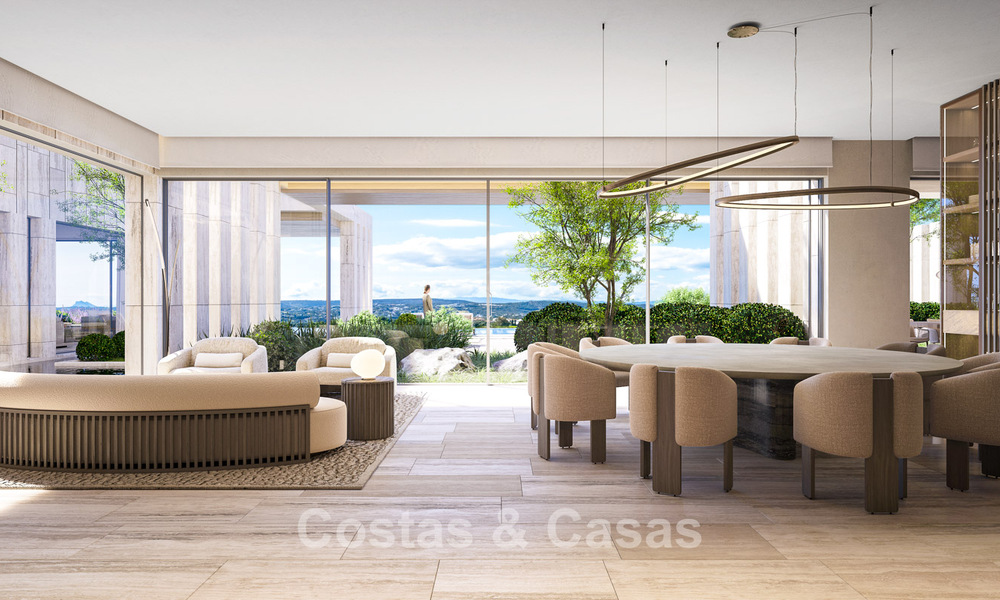 Villa de primera clase en venta con vistas al mar en un entorno cerrado y vigilado en Sotogrande, Costa del Sol 790714