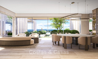 Villa de primera clase en venta con vistas al mar en un entorno cerrado y vigilado en Sotogrande, Costa del Sol 790714 
