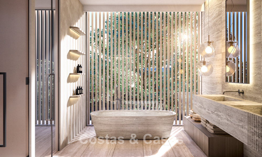 Villa de primera clase en venta con vistas al mar en un entorno cerrado y vigilado en Sotogrande, Costa del Sol 790722