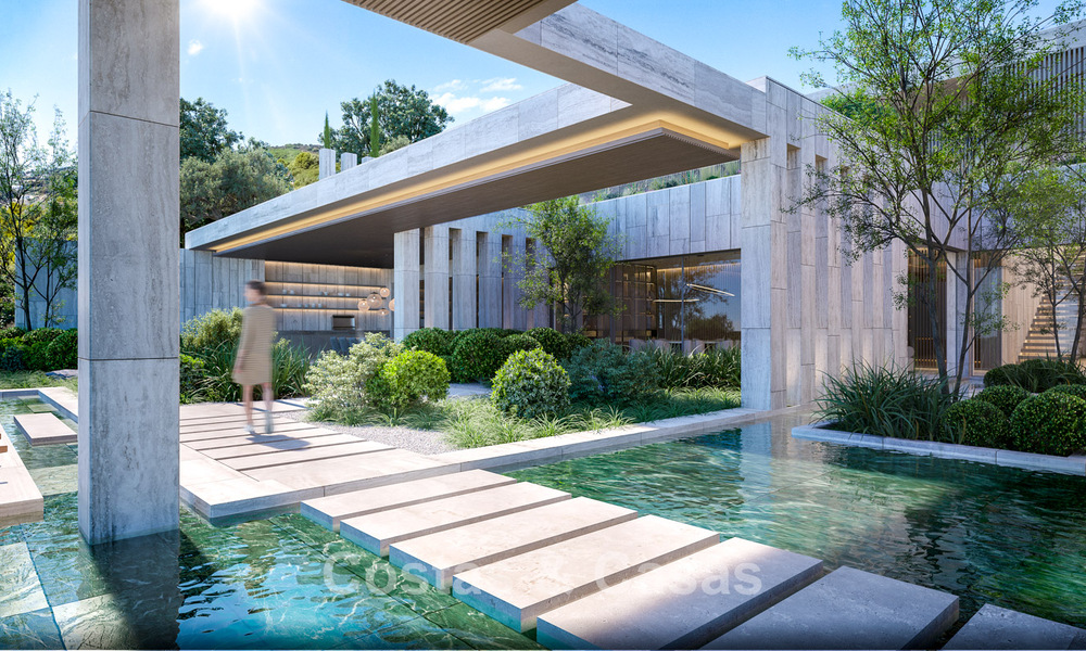 Villa de primera clase en venta con vistas al mar en un entorno cerrado y vigilado en Sotogrande, Costa del Sol 790727