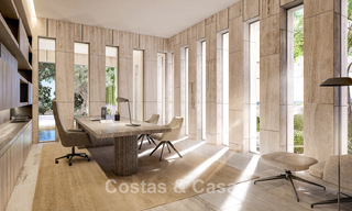 Villa de primera clase en venta con vistas al mar en un entorno cerrado y vigilado en Sotogrande, Costa del Sol 790735 