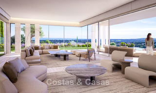 Villa de primera clase en venta con vistas al mar en un entorno cerrado y vigilado en Sotogrande, Costa del Sol 790741 