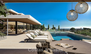 Obra maestra arquitectónica con vistas al mar espectaculares en venta en una comunidad privada y cerrada en Sotogrande, Costa del Sol 790745 