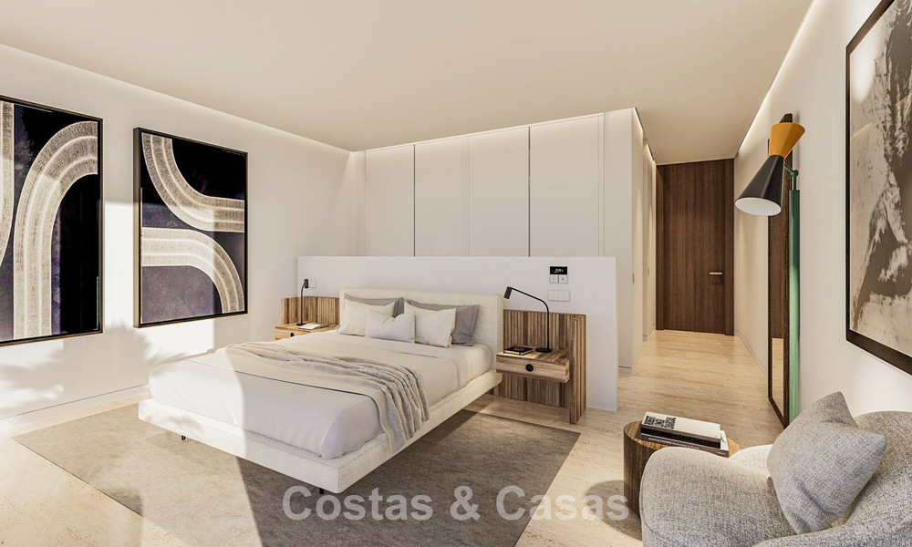 Obra maestra arquitectónica con vistas al mar espectaculares en venta en una comunidad privada y cerrada en Sotogrande, Costa del Sol 790759