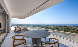 Apartamento moderno, luminoso y de lujo con vistas panorámicas al mar en venta en Benahavís - Marbella 791189 