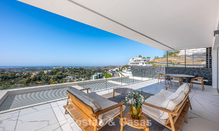 Apartamento moderno, luminoso y de lujo con vistas panorámicas al mar en venta en Benahavís - Marbella 791191 