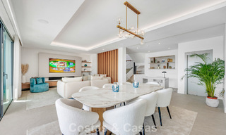 Impresionante villa contemporánea en venta en primera línea de golf en la New Golden Mile entre Marbella y Estepona 791383 