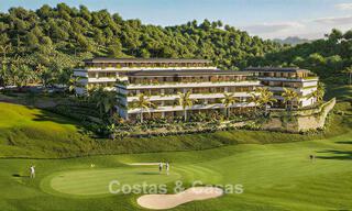 Exclusivos Aapartamentos de lujo en primera línea de golf con vistas al mar en Mijas, Costa del Sol 791287 