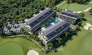 Exclusivos Aapartamentos de lujo en primera línea de golf con vistas al mar en Mijas, Costa del Sol 791289 