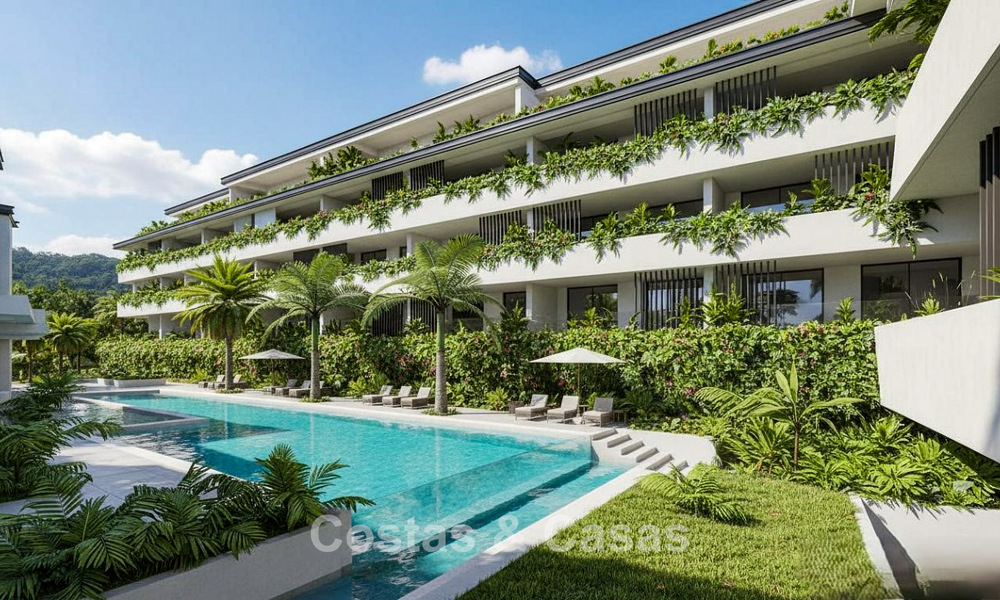 Exclusivos Aapartamentos de lujo en primera línea de golf con vistas al mar en Mijas, Costa del Sol 791291
