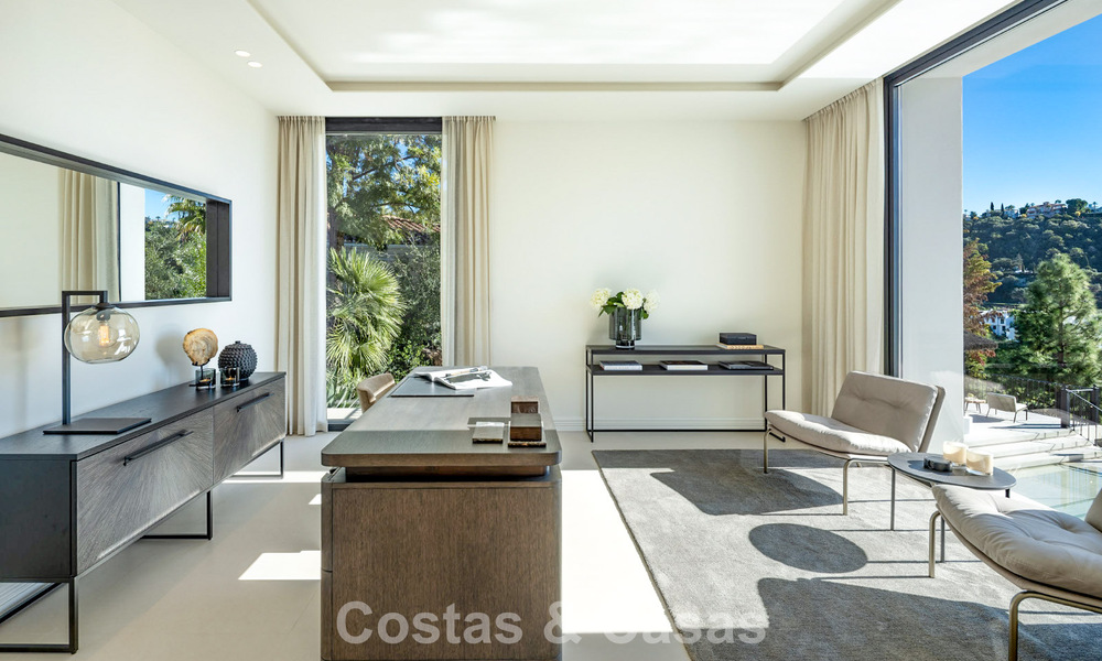 Exclusiva villa de lujo en primera línea de golf en venta en Marbella - Benahavís 791595