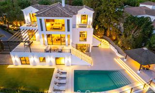 Exclusiva villa de lujo en primera línea de golf en venta en Marbella - Benahavís 791635 