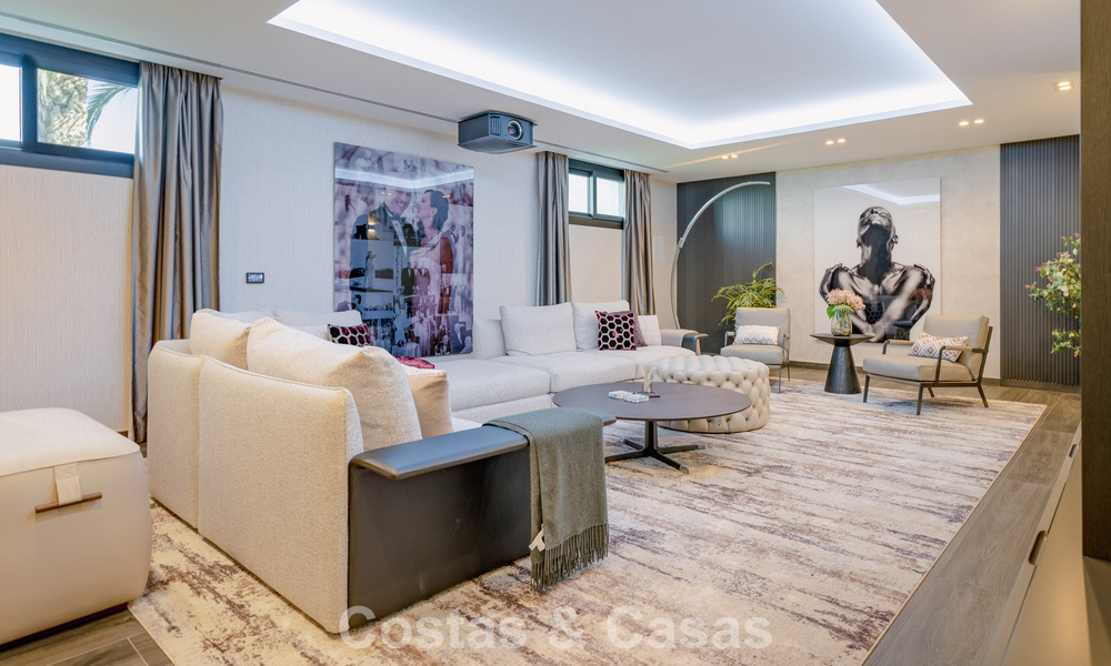 Villa de lujo moderna y completamente nueva con vistas al mar en venta en un resort de golf en Mijas, Costa del Sol 791673