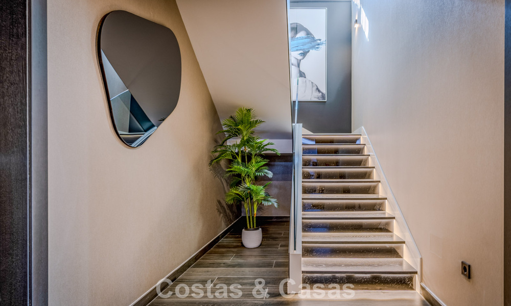 Villa de lujo moderna y completamente nueva con vistas al mar en venta en un resort de golf en Mijas, Costa del Sol 791679