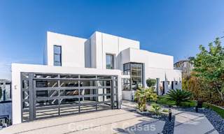 Villa de lujo moderna y completamente nueva con vistas al mar en venta en un resort de golf en Mijas, Costa del Sol 791686 