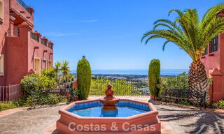 Apartamento listo para entrar a vivir y amplio con vistas panorámicas al mar en venta en Benahavís - Marbella 791752 