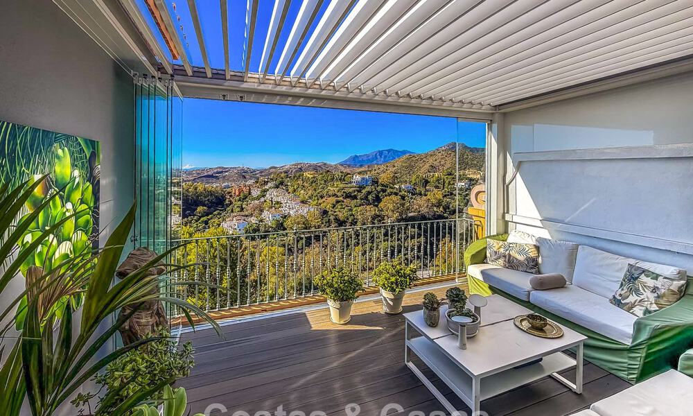 Ático listo para entrar a vivir con impresionantes vistas al mar en venta en Marbella - Benahavís 791781