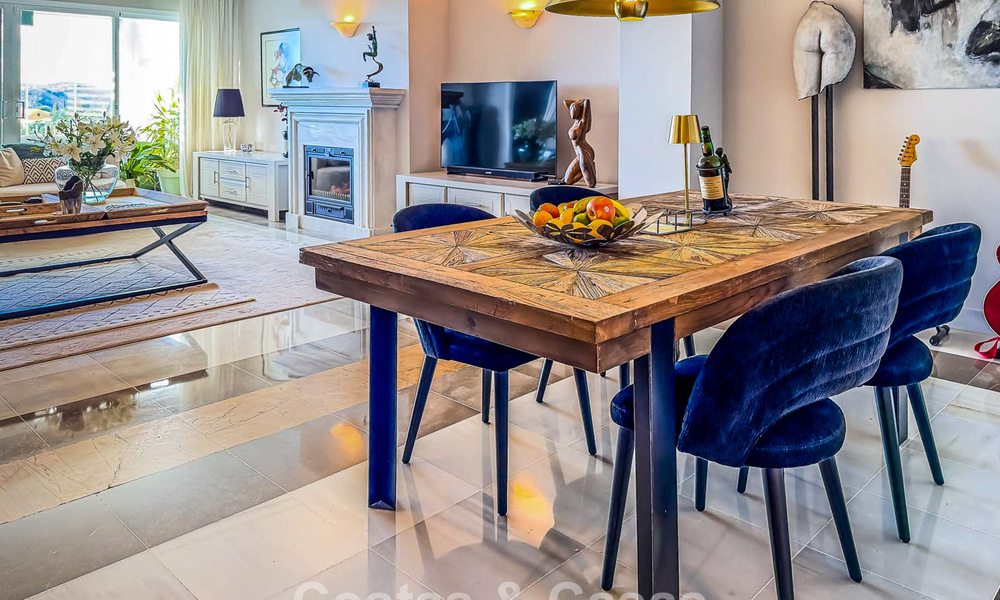 Ático listo para entrar a vivir con impresionantes vistas al mar en venta en Marbella - Benahavís 791785