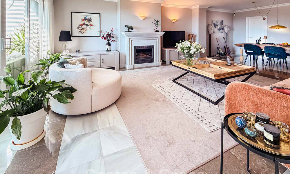 Ático listo para entrar a vivir con impresionantes vistas al mar en venta en Marbella - Benahavís 791787