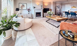 Ático listo para entrar a vivir con impresionantes vistas al mar en venta en Marbella - Benahavís 791787 