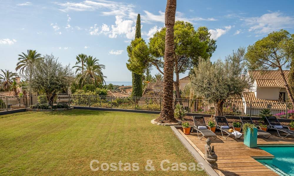 Villa de lujo mediterránea lista para entrar a vivir con vistas panorámicas en venta en Marbella - Benahavís 791896