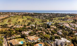 Villa de lujo mediterránea lista para entrar a vivir con vistas panorámicas en venta en Marbella - Benahavís 791904 