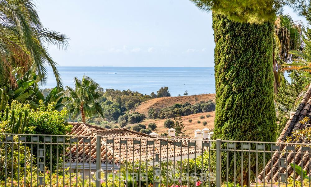 Villa de lujo mediterránea lista para entrar a vivir con vistas panorámicas en venta en Marbella - Benahavís 791931