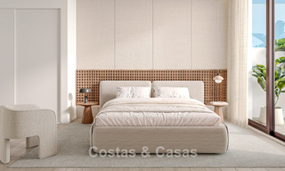 Nuevos y modernos apartamentos con vistas panorámicas al mar en Mijas Costa, Costa del Sol 791699 