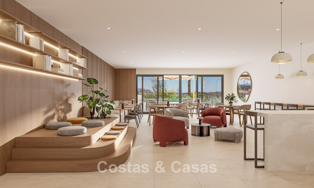 Nuevos y modernos apartamentos con vistas panorámicas al mar en Mijas Costa, Costa del Sol 791706