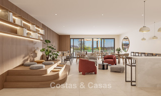 Nuevos y modernos apartamentos con vistas panorámicas al mar en Mijas Costa, Costa del Sol 791706 